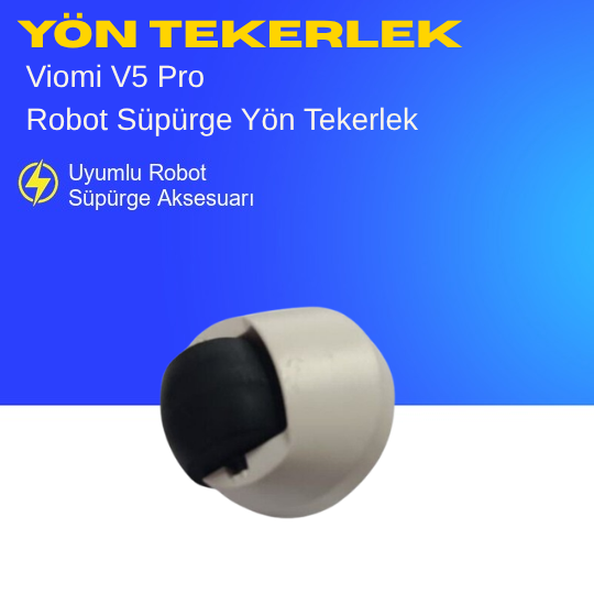 Viomi V5 Pro Robot Süpürge Yön Tekerlek