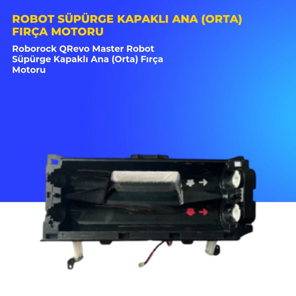 Roborock QRevo Master Robot Süpürge Kapaklı Ana (Orta) Fırça Motoru