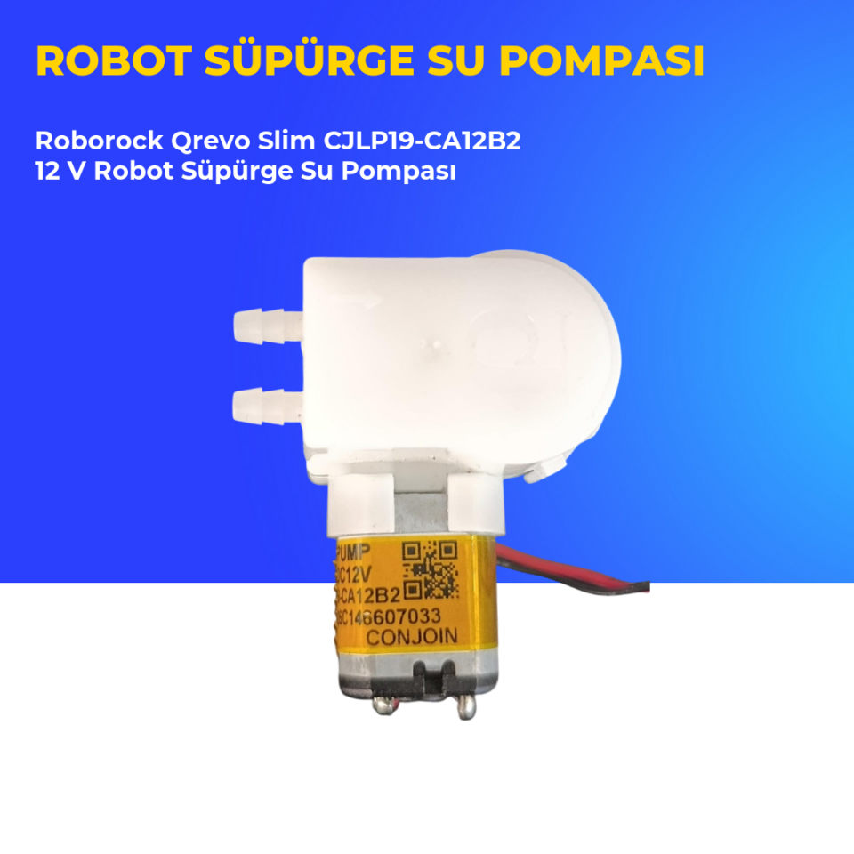 Roborock Qrevo Slim CJLP19-CA12B2 12 V Robot Süpürge Su Pompası