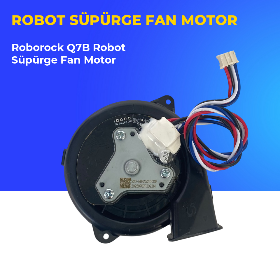 Roborock Q7B Robot Süpürge Fan Motor