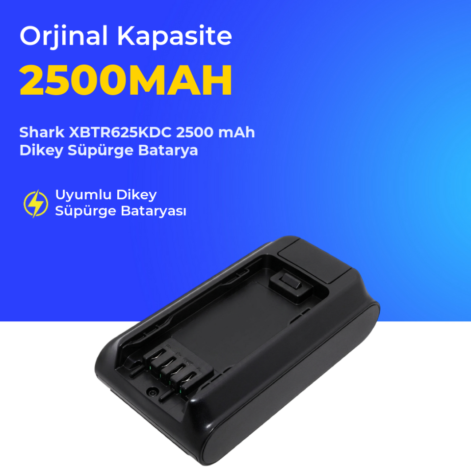 Shark XBTR625KDC 2500 Mah Dikey Süpürge Batarya