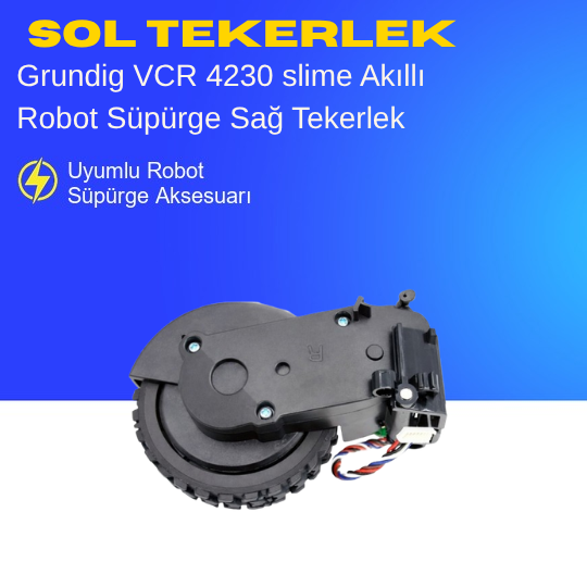 Beko Rs 2221 Akıllı Robot Süpürge Sol Tekerlek Aksesuarları – Yedek Parça