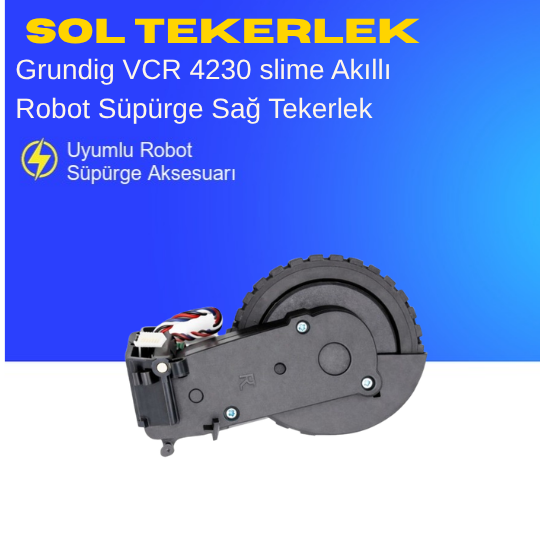 Beko Rs 2221 Akıllı Robot Süpürge Sol Tekerlek Aksesuarları – Yedek Parça