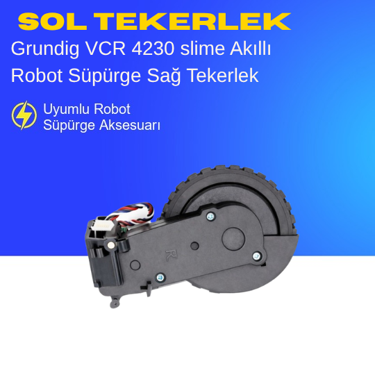 Beko Rs 2221 Akıllı Robot Süpürge Sol Tekerlek Aksesuarları – Yedek Parça