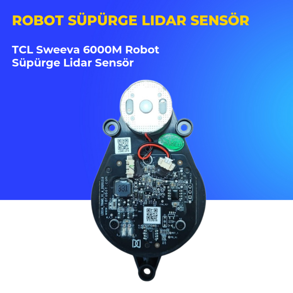 TCL Sweeva 6000M Robot Süpürge Lidar Sensör