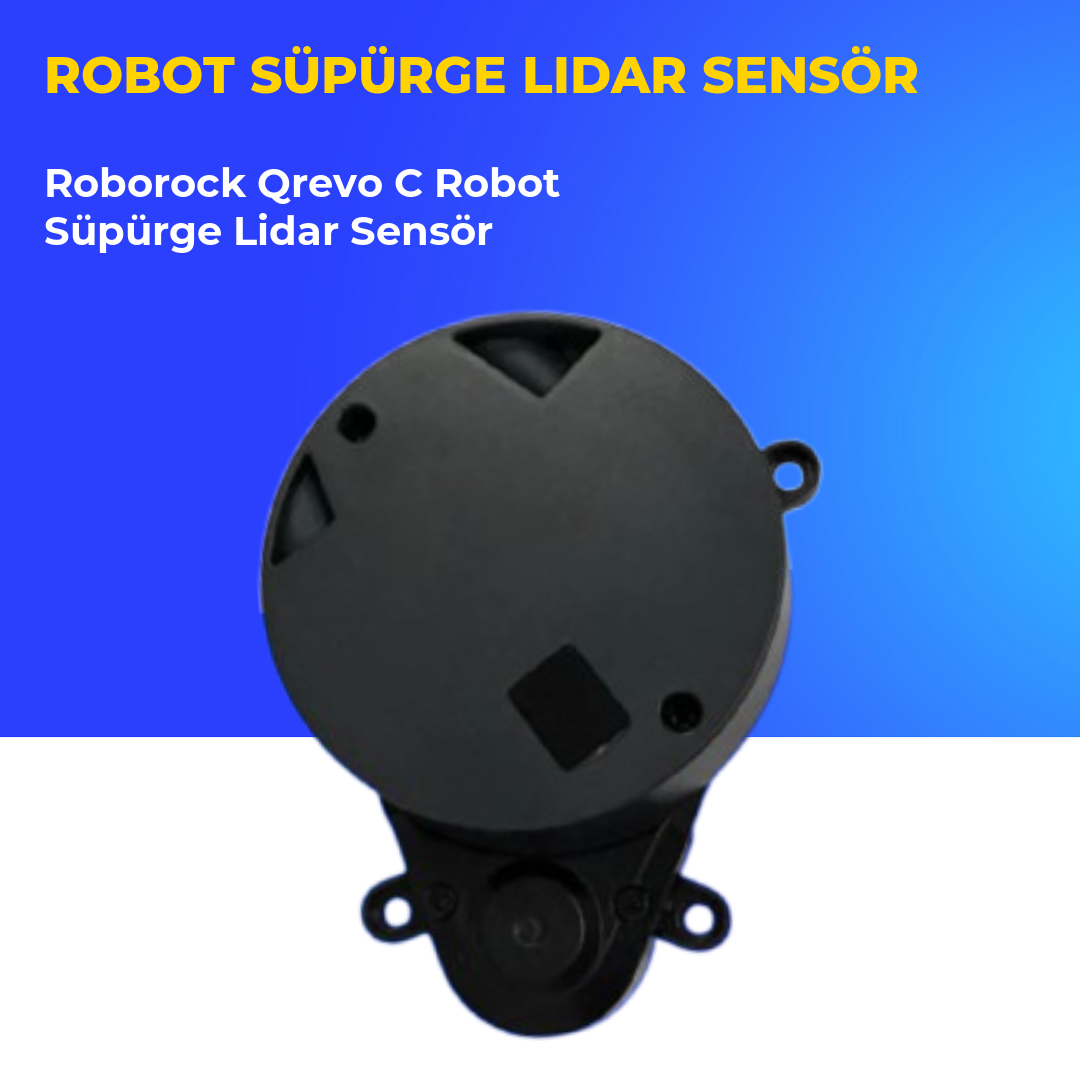 Roborock Qrevo C Robot Süpürge Lidar Sensör