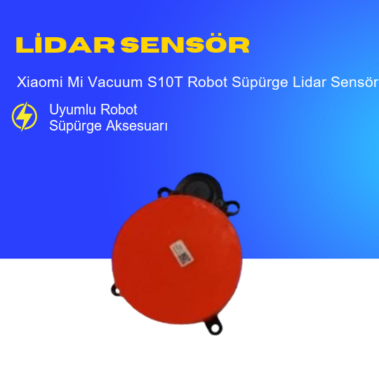 Xiaomi Mi Vacuum S10T Robot Süpürge Lidar Sensör