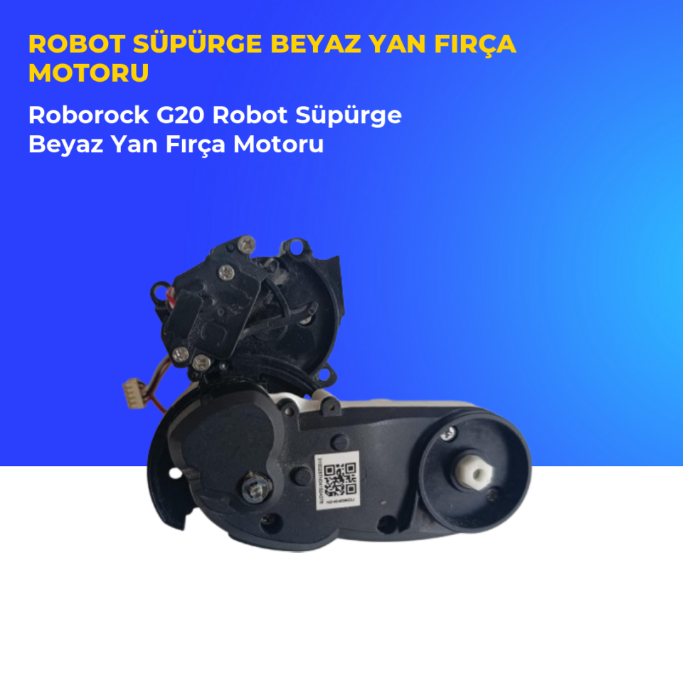 Roborock G20 Robot Süpürge Beyaz Yan Fırça Motoru