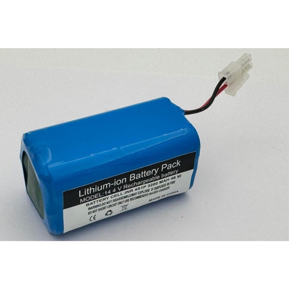 Life Ilife A4S Pro Robot Süpürge 3200 mAh 14.4 V  Batarya – Orjinal Uyumlu Uzun Ömürlü, Yüksek Performans Pil