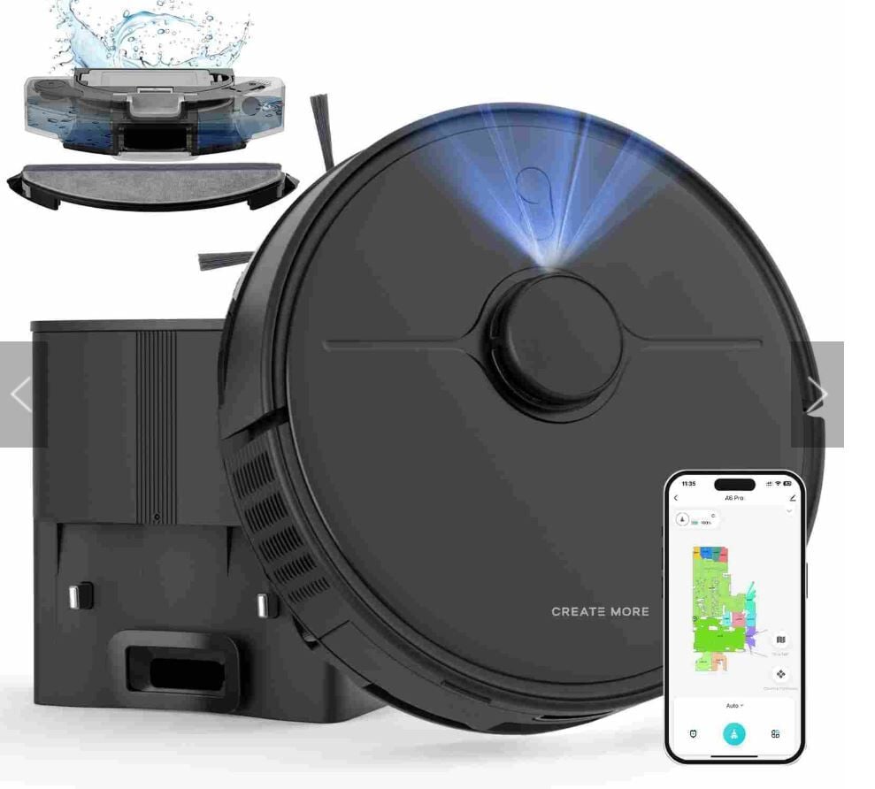 Bagotte A6 Pro Robot Süpürge 3500 mAh Batarya
