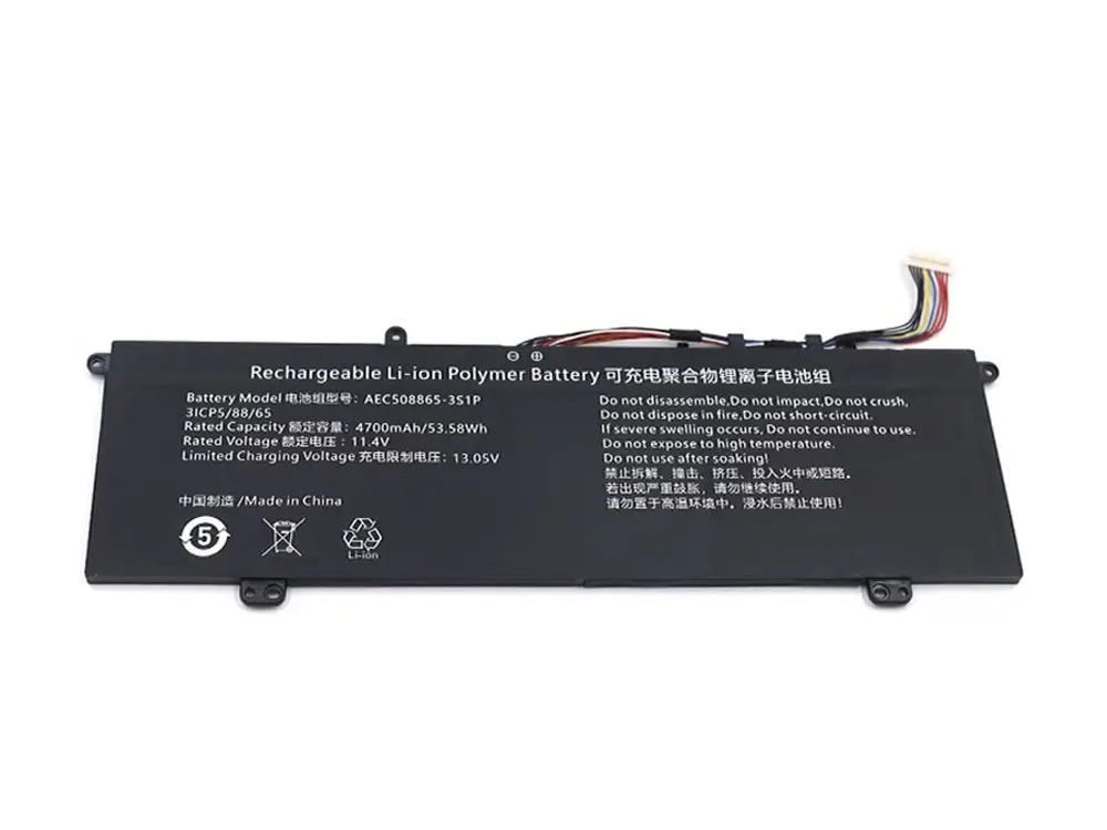 Hasee AEC508865-3S1P AEC508865 4700mAh Notebook Batarya Pil – Yüksek Performanslı, Uyumlu Güç Kaynağı